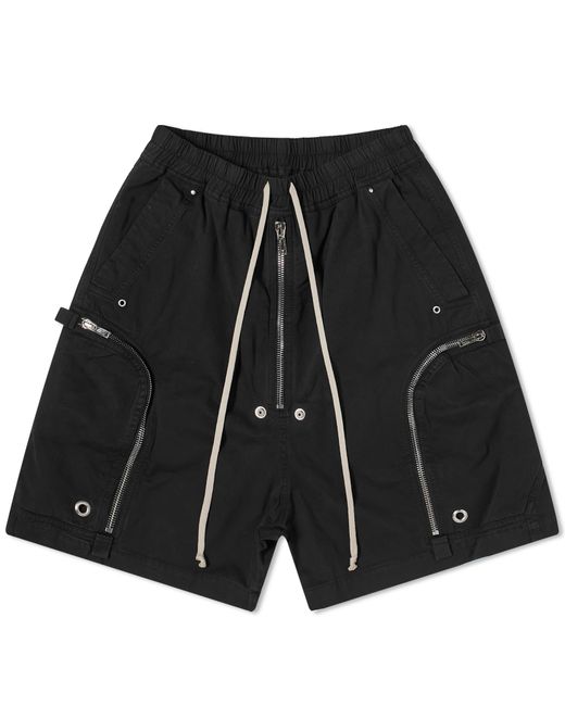 Rick Owens DRKSHDW Bauhaus Zip Detail Shorts Large END. Clothing