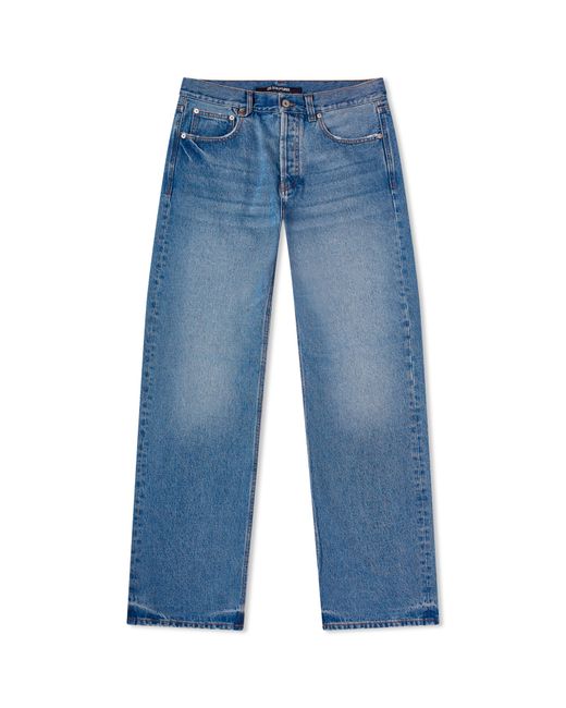 Jacquemus Droit Large Tab Denim Jeans 30 END. Clothing