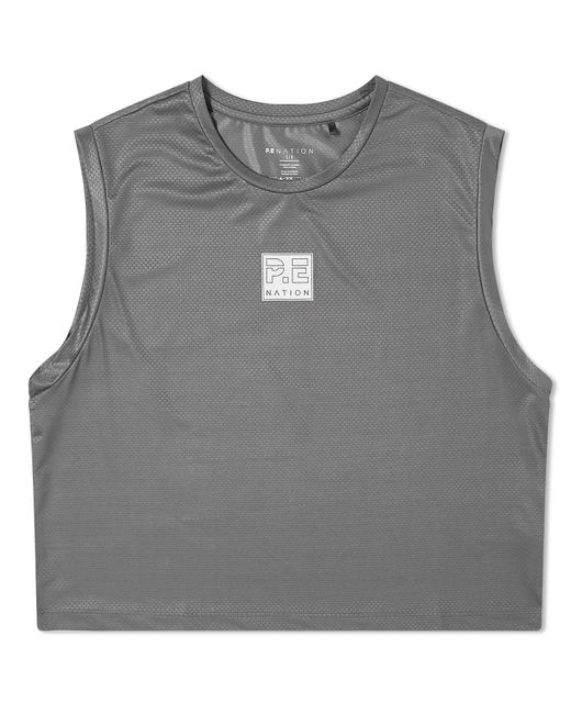 P.E Nation Arrowhead Air Form Cropped Tank Large END. Clothing