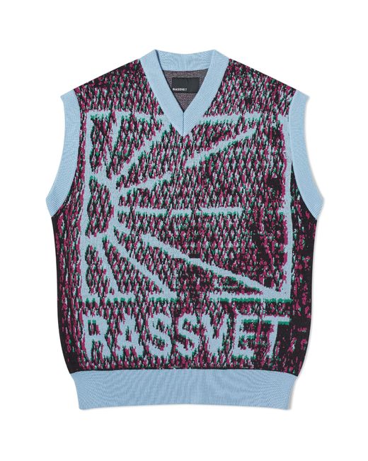 Paccbet Mesh Camo Knitted Vest Small END. Clothing