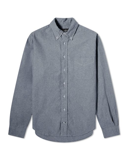Gitman Vintage Button Down Cotton Linen Shirt END. Clothing