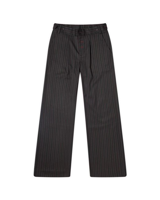 Peachy Den Lennox Pinstripe Trousers Large END. Clothing