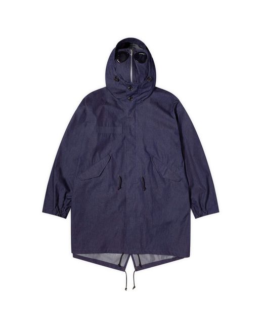 Junya Watanabe x C.P. Company Denim Explorer Parka Jacket Small END. Clothing