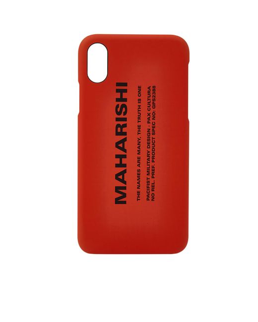 Maharishi Miltype iPhone X Case