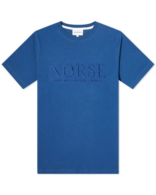 Norse Projects Niels Serif Logo Tee