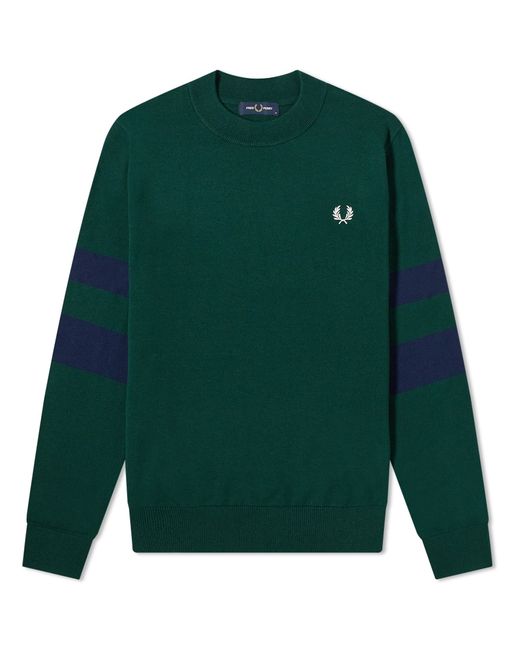Fred Perry Authentic Tipped Sleeve Crew Knit