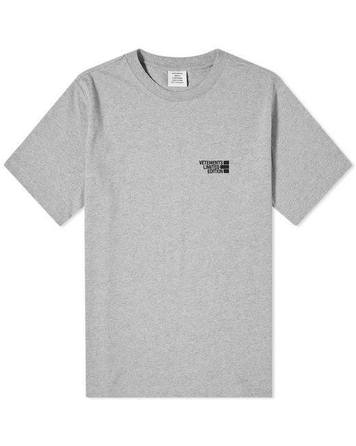 Vetements Logo Limited Edition Tee