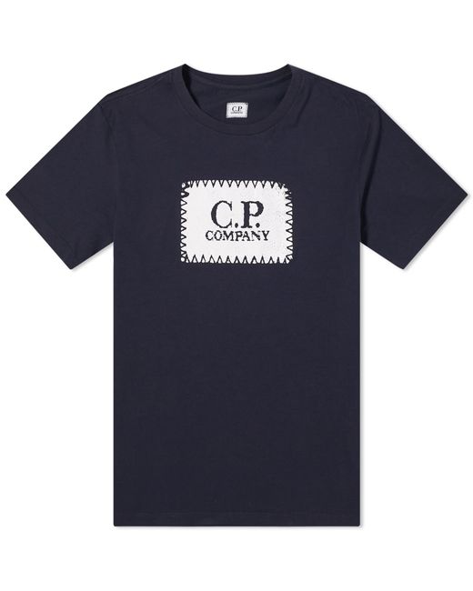 CP Company Stitch Block Logo Tee