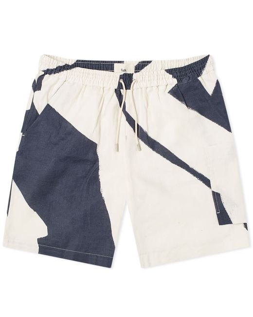 Folk All Over Print Assembly Cargo Shorts