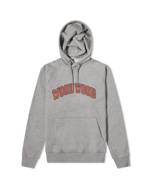 Wood Wood Fred Arch Logo Popover Hoody