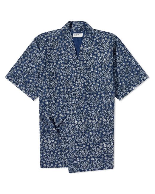 Universal Works Japanese Paisley Short Sleeve Kyoto Shirt
