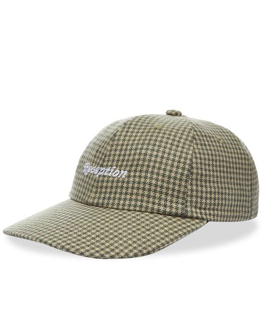 Reception Logo Check Cap in END. Clothing