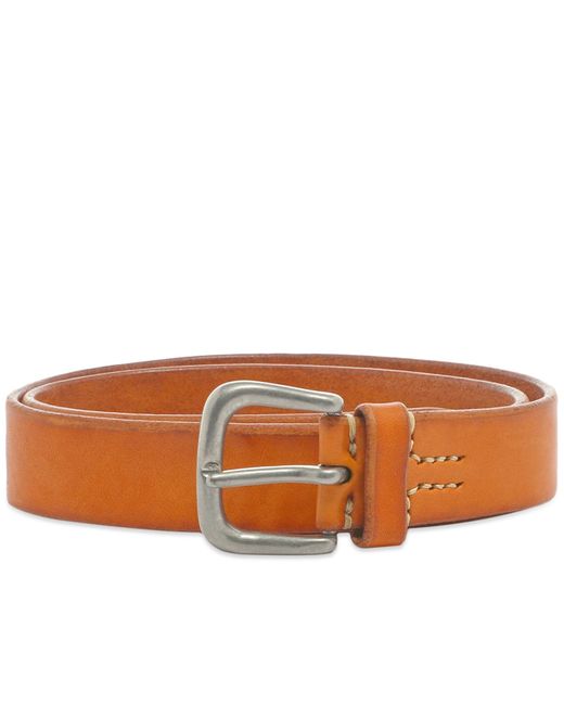 The Real Mccoy'S The Real McCoys Joe McCoy Bend Leather Belt in END. Clothing