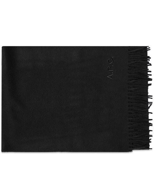 A.P.C. . Ambroise Embroidered Scarf in END. Clothing