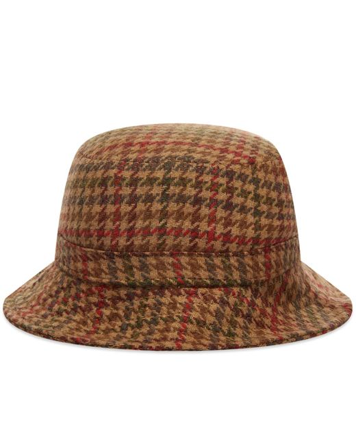 Corridor Herringbone Tweed Bucket Hat in END. Clothing