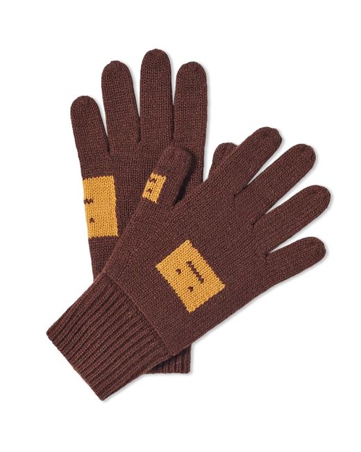 Acne Studios Keanu Pop Face Gloves in END. Clothing