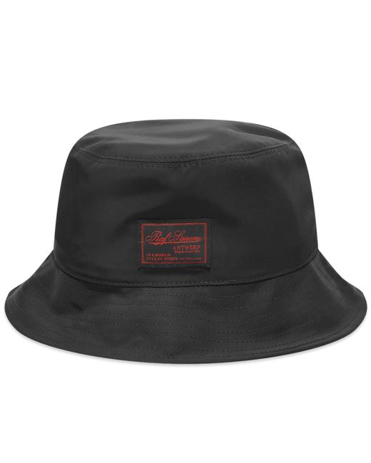 Raf Simons Patch Logo Bucket Hat in END. Clothing
