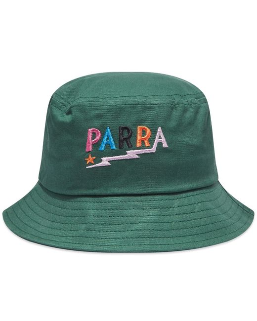 By Parra Lightning Logo Bucket Hat in END. Clothing