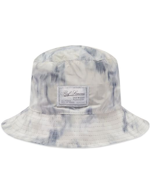 Raf Simons Jaquard Patch Logo Bucket Hat in END. Clothing