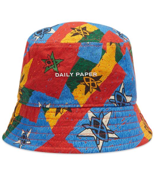 Daily Paper Rebuk Flag Bucket Hat in END. Clothing