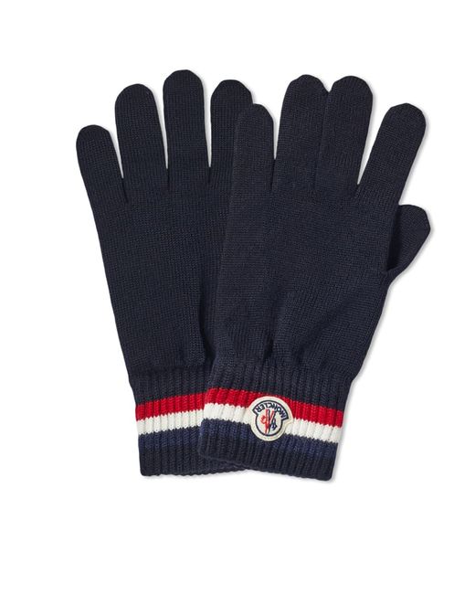 Moncler Tricolore Band Logo Gloves in END. Clothing