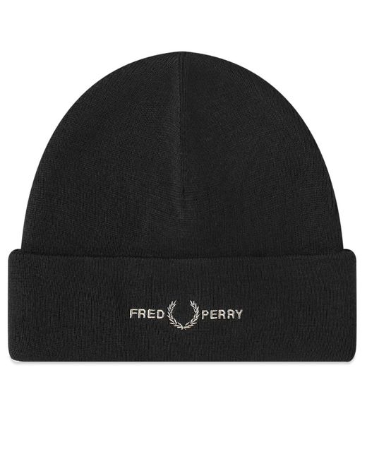 Fred Perry Authentic Logo Beanie in END. Clothing