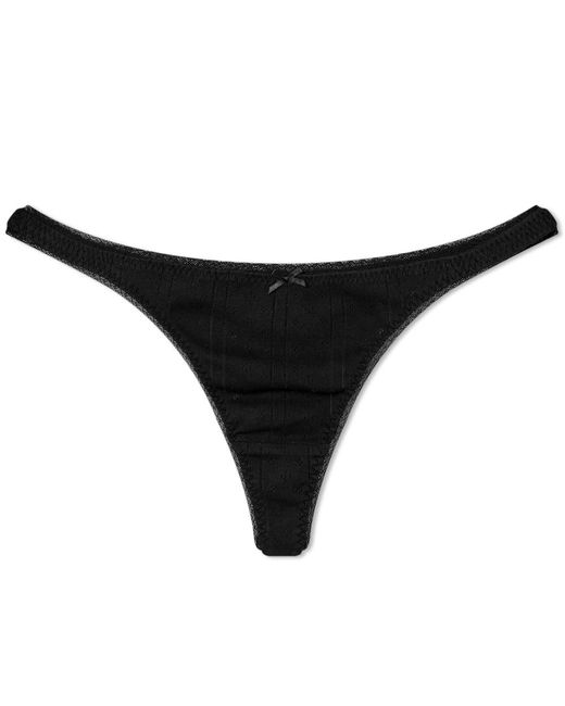 Cou Cou The Thong Pointelle in END. Clothing
