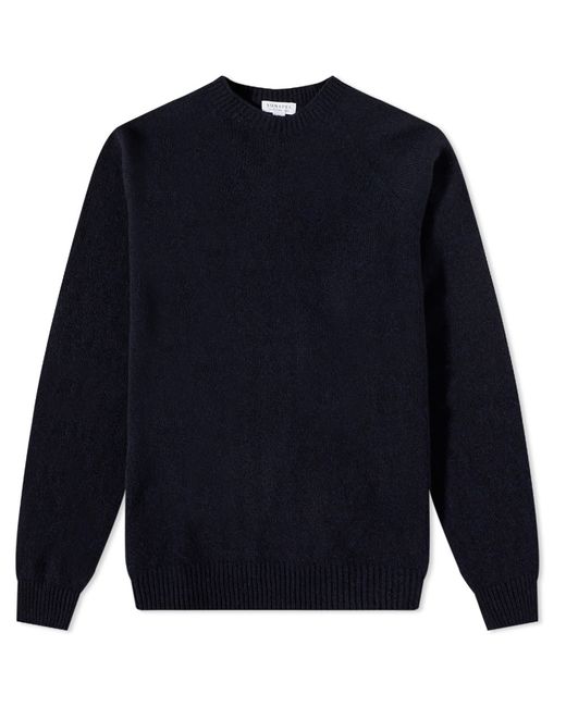 Sunspel Lambswool Crew Knit in END. Clothing