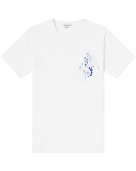 Alexander McQueen illustration Print T-Shirt in END. Clothing