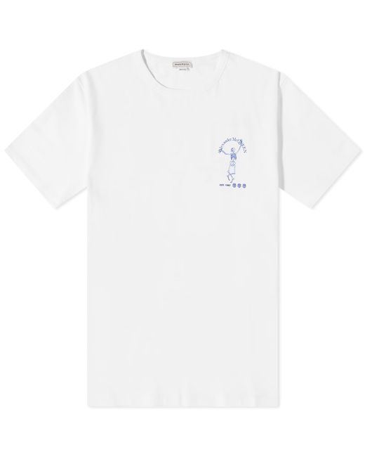 Alexander McQueen Dancing Skeleton Back Print T-Shirt in END. Clothing