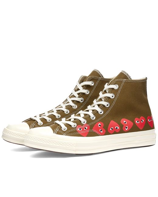Comme Des Garçons Play x Converse Chuck Taylor Multi Heart 1 Sneakers in END. Clothing