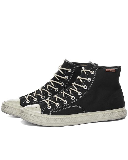 Acne Studios Ballow High Tumbled Sneakers in END. Clothing