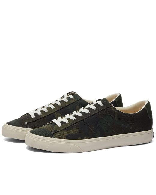 Polo Ralph Lauren Sayer Camo Vulcanized Sneakers in END. Clothing