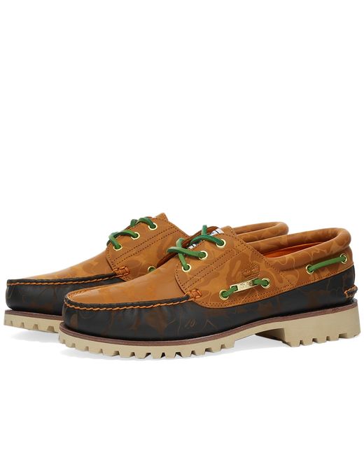 Timberland x BAPE Authentic 3 Eye Lug Shoe in END. Clothing