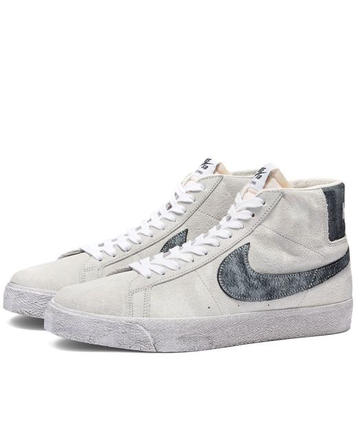 Nike SB Zoom Blazer Mid PRM Faded Sneakers in END. Clothing