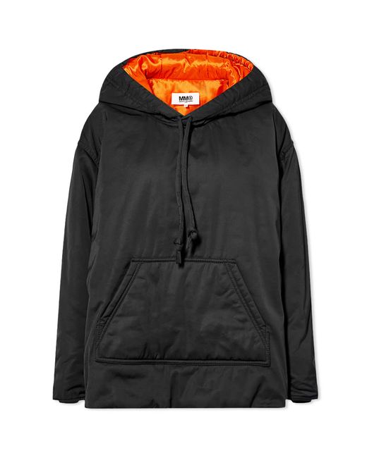 Mm6 Maison Margiela Hooded Pull Over Sports Jacket in END. Clothing