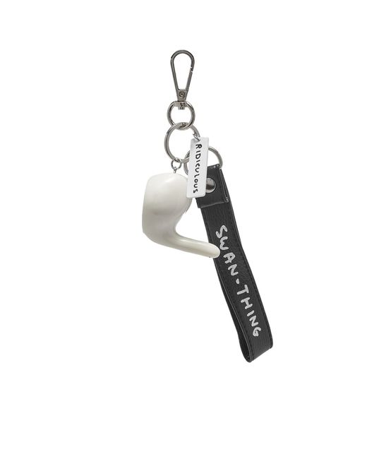 David Shrigley Ridiculous Swan-Thing Keyring in END. Clothing
