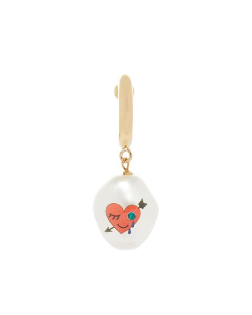 Safsafu Heart Cotton Candy Earring in END. Clothing