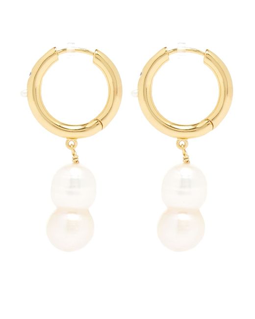 Anni Lu Diamonds and Pearls Earrings in END. Clothing