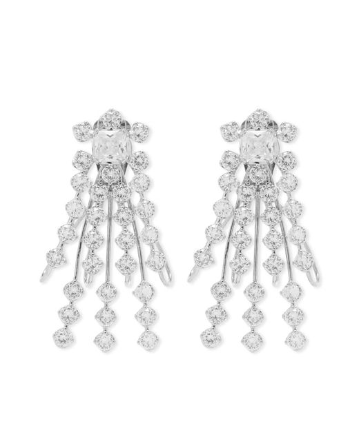 Shrimps Clip on Long Diamante Earring in END. Clothing