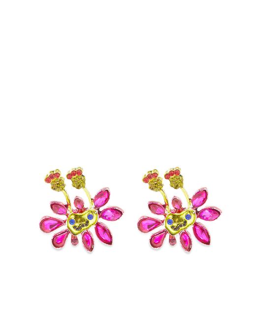 Collina Strada Fasciation Flower Earrings in END. Clothing