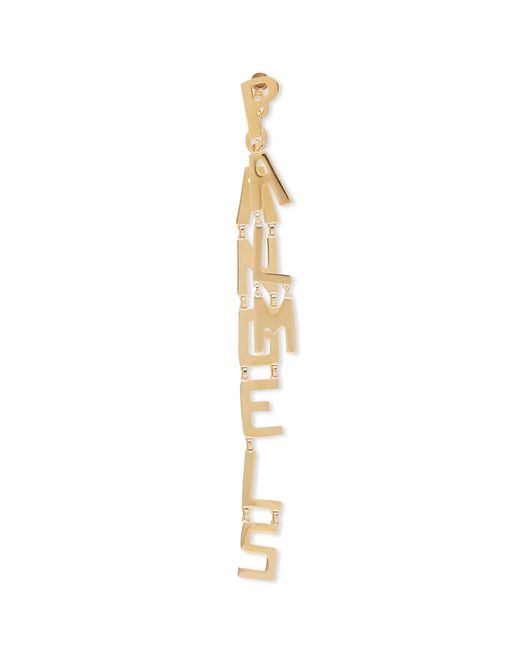 Palm Angels Logo Letter Earrings in END. Clothing