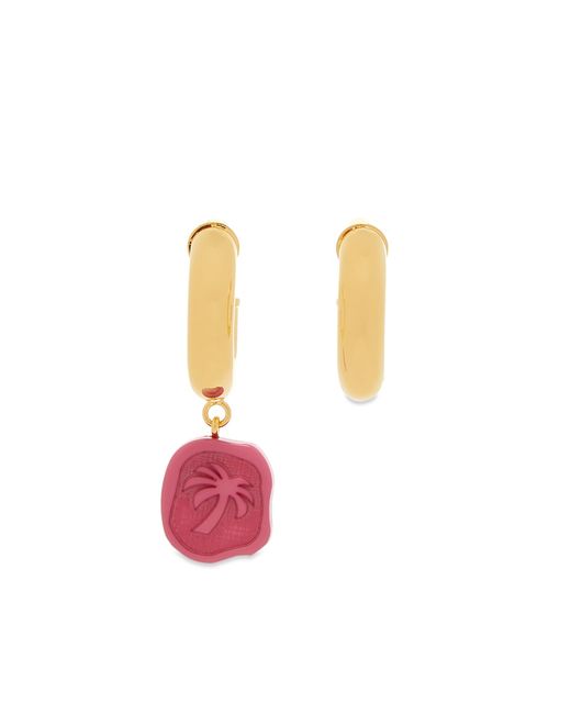 Palm Angels Stamp Oval Earring in END. Clothing