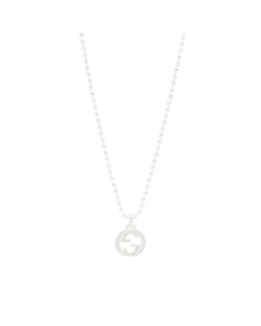 Gucci Interlocking G Pendant Necklace in END. Clothing