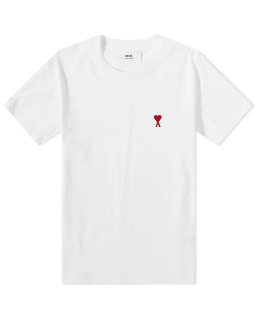 AMI Alexandre Mattiussi Small A Heart T-Shirt in END. Clothing