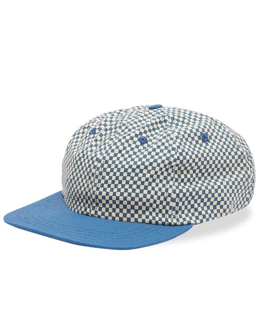 Lite Year Mini Check Six Panel Cap in END. Clothing