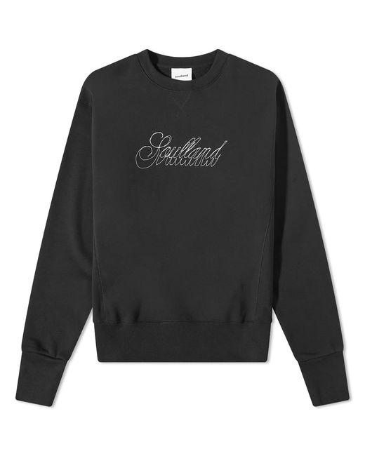 Soulland Hand Drawn Logo Crew Sweat in END. Clothing