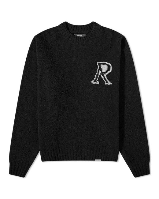 Represent Initial Boucle Sweater in END. Clothing
