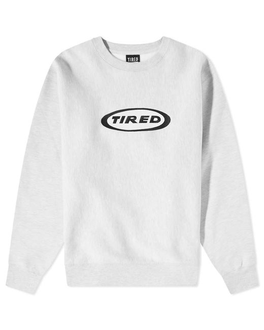 Tired Skateboards Oval Logo Crew Sweat in END. Clothing