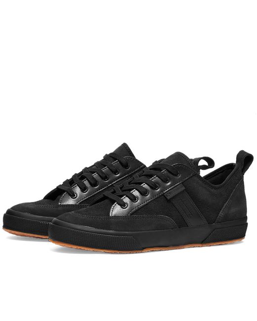 Superga x Engineered Garments 3420 Military Low Sneakers in END. Clothing